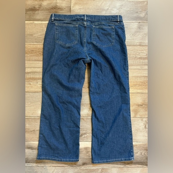 L.L.Bean Women’s straight Leg 5 Pocket Denim Jeans Size‎ 20 P - Picture 4 of 7